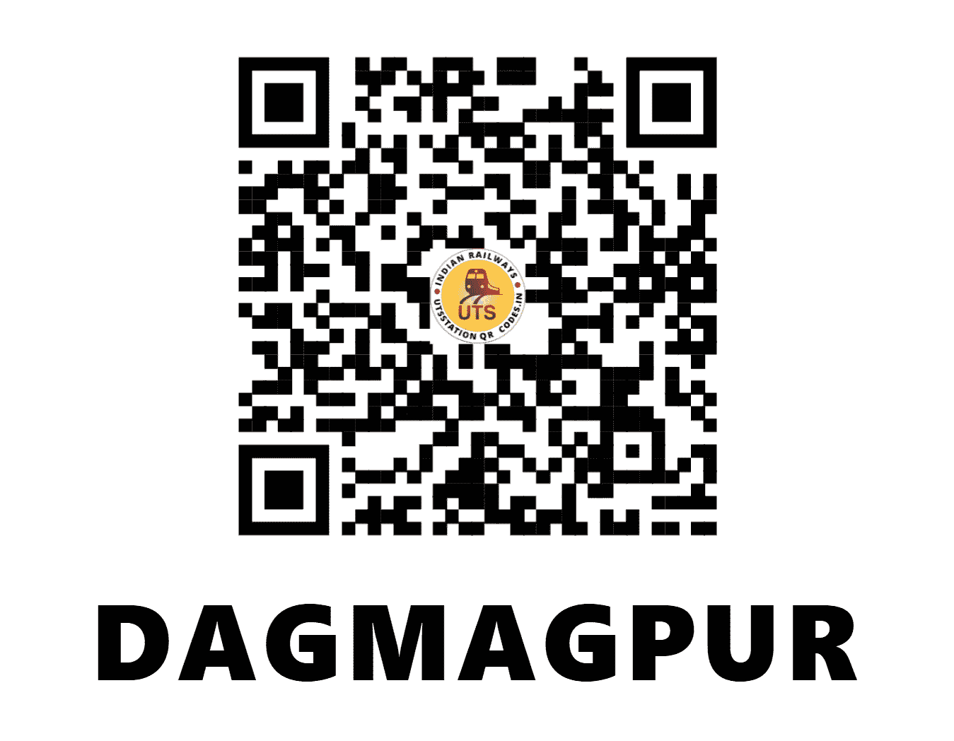 UTS QR Code for DAGMAGPUR - DAP - NC (UTTAR PRADESH)